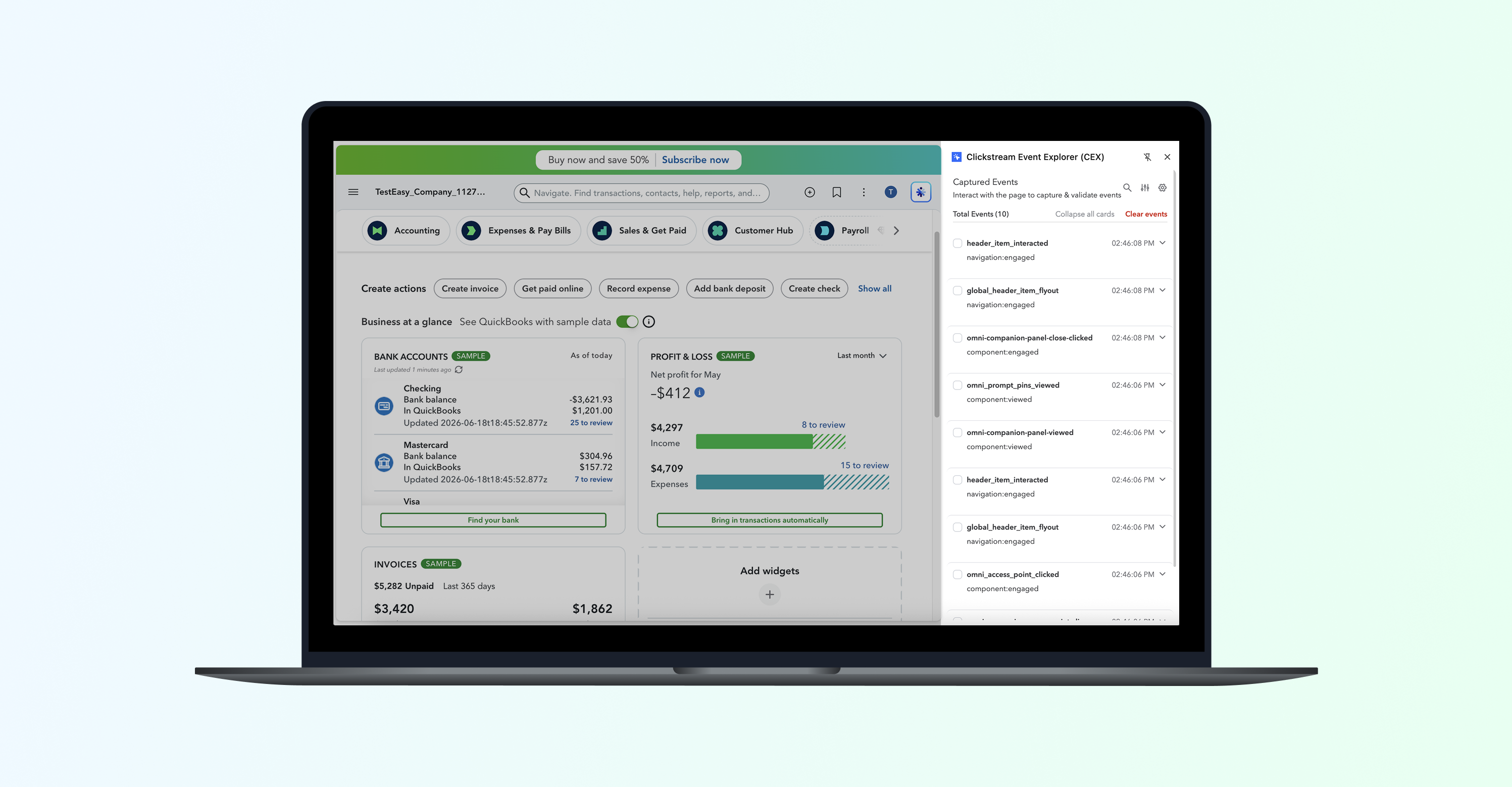 Clickstream Event Explorer